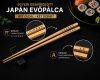 Egyedi gravírozott japán evőpálcika – Itadakimasu (いただきます), saját monogrammal