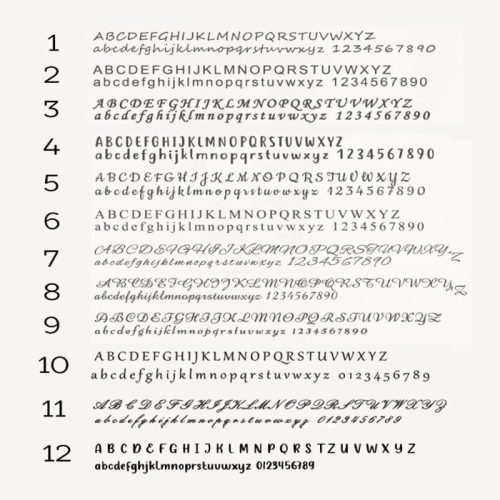 Egyedi gravírozott karika nyaklánc névvel vagy üzenettel